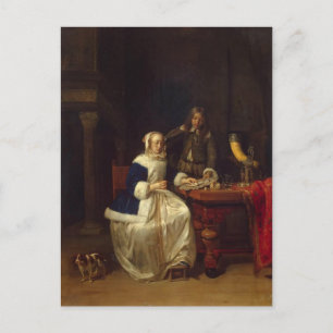 Ontbijt door Gabriel Metsu Briefkaart