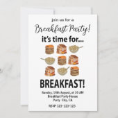 Ontbijt Het Is Tijd Voor Het Ontbijt Kaart (Voorkant)