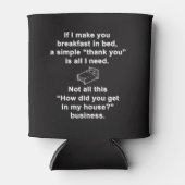 Ontbijt in bed blikjeskoeler (Voorkant)