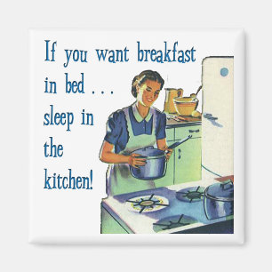 Ontbijt in Bed Magnet Magneet