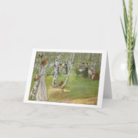 Ontbijt in de buitenlucht van Carl Larsson
