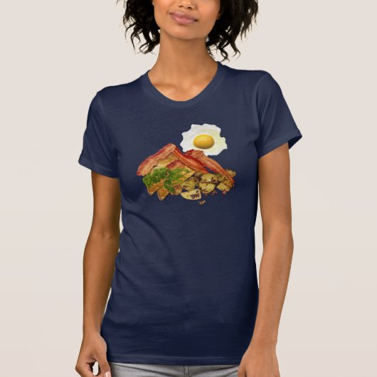Ontbijt landschap t-shirt (Voorkant)