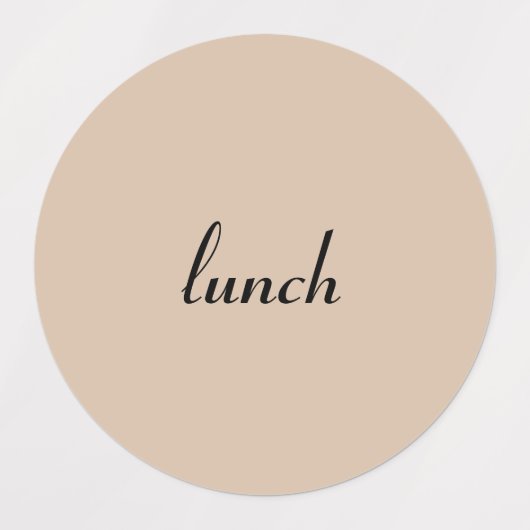Ontbijt, Lunch en diner Labels (Design 2)