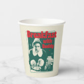 Ontbijt met Buddy Papieren Bekers (Voorkant)