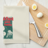 Ontbijt met Buddy Theedoek (Quarter Fold)