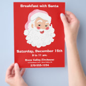 Ontbijt met kerstflyer flyer (Hand)