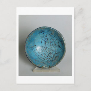 Ontbijt met vis (faience) briefkaart