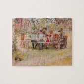 Ontbijt onder de Big Birch door Carl Larsson Legpuzzel (Horizontaal)