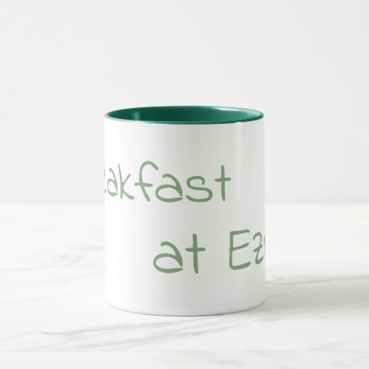 Ontbijt op Ezra's Two Tone Mok (Midden)