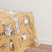 Ontbijt patroon 2 tafelkleed (Voorbeeld)