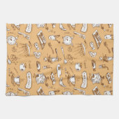 Ontbijt patroon 2 theedoek (Horizontaal)