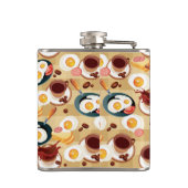 Ontbijt patroon 3 heupfles (Achterkant)