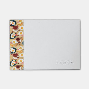 Ontbijt patroon 3 post-it® notes