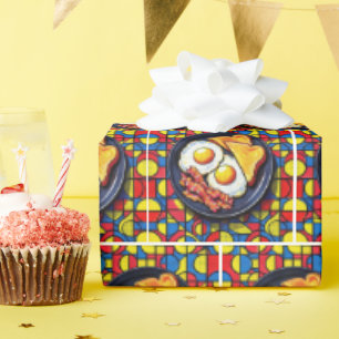 Ontbijt Pop Art Cadeaupapier