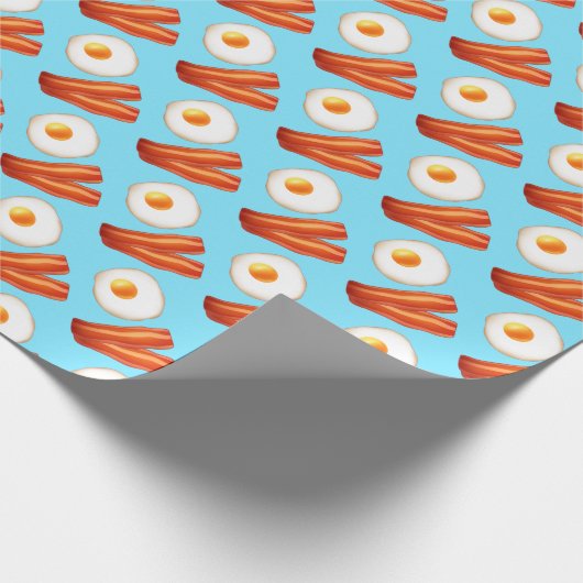 Ontbijt spek en ei cadeaupapier (Hoek)