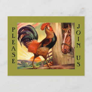 Ontbijt uitnodiging voor sociale oproeppartij