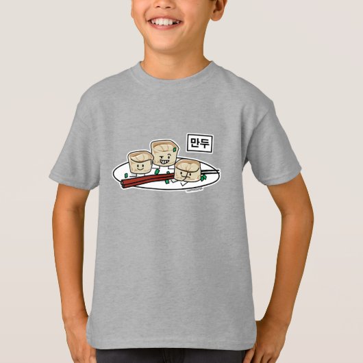 Ontbijt van het de boldim sum van Mandu het T-shirt (Voorkant)