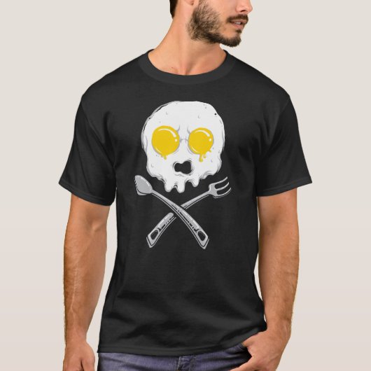 "Ontbijt van Jolly Roger" T-shirt (Voorkant)