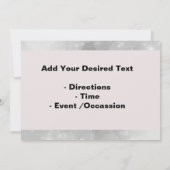 Ontbijtbare uitnodigingskaart kaart (Achterkant)