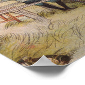 Ontbijten onder de Big Birch Poster (Hoek)