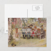 Ontbijten onder de vogelboom briefkaart (Voorkant / Achterkant)