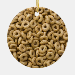Ontbijtende graanringen keramisch ornament