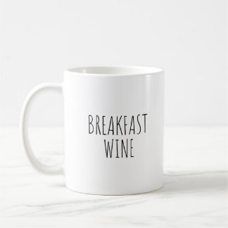 Ontbijtende Mok van wijnkoffie
