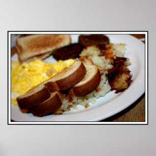 Ontbijtpad Poster