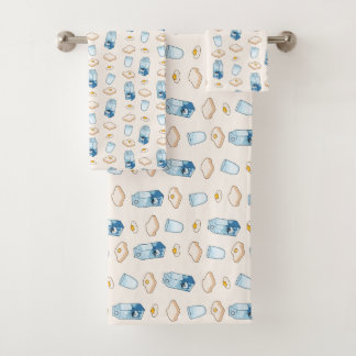 Ontbijtvoeding (alien) bad handdoek