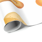 Ontbijtvoeding Koffie, Croissant, Eieren, Bagels Cadeaupapier (Rol Hoek)