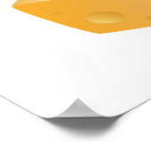 Ontbijtvoeding Koffie, Croissant, Eieren, Bagels Poster (Hoek)