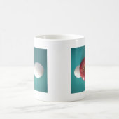 Ontbijtvrienden: Twee eieren $ Een Apple Stilleven Koffiemok (Center)