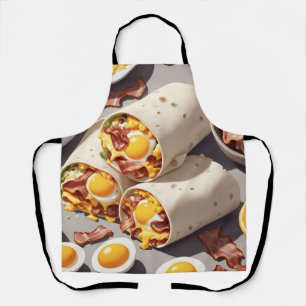 Ontbijtwrap met Bacon Ei Kaas Schort