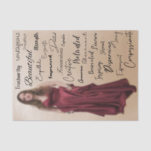 ontbindweefselpapier tissuepapier (Voorkant)