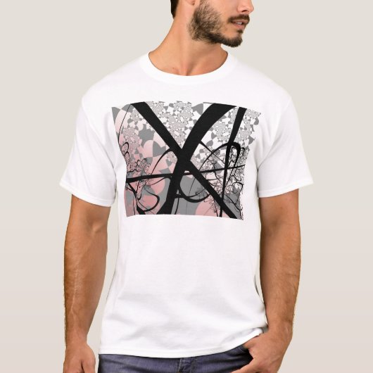 Ontbossing Fractal Design T-shirt (Voorkant)