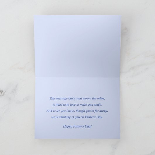 Ontbreekt u op Vaderdag Lighthouse Kaart (Binnen)