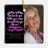 Ontbrekend artikel Memorial Foto Keepomwille Keramisch Ornament (Voorkant)