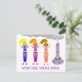 Ontbrekend Briefkaart (Staand voorkant)