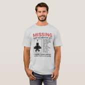 Ontbrekend F-35 Jet T-shirt (Voorkant volledig)