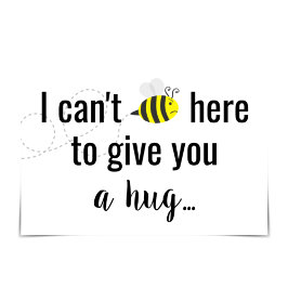 "Ontbrekend: kan hier niet zijn" Funny Bee Bug Kaa Kaart