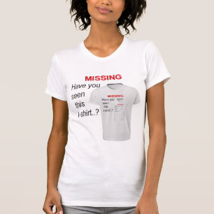 Ontbrekend oneindigheid geneste Afbeelding T-shirt