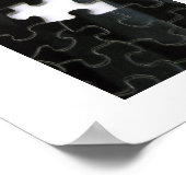 Ontbrekend Puzzelstuk Poster (Hoek)