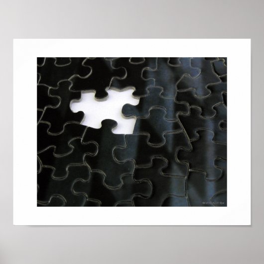 Ontbrekend Puzzelstuk Poster (Voorkant)