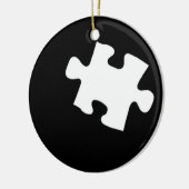 Ontbrekend stuk puzzelstuk keramisch ornament (Links)