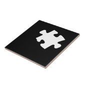 Ontbrekend stuk puzzelstuk tegeltje (Zijkant)