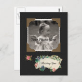 Ontbrekend U  Fotoscrapbook Briefkaart (Voorkant / Achterkant)