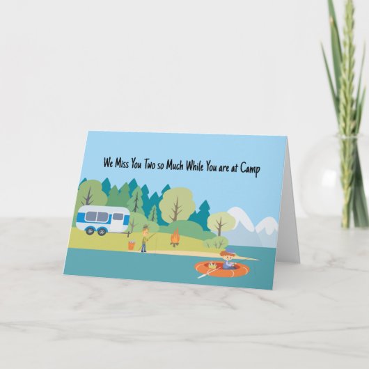 Ontbrekend u terwijl bij de Kaart van het Camp voo (Voorkant)