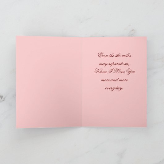 Ontbrekend U Valentijn Kaart (Binnen)