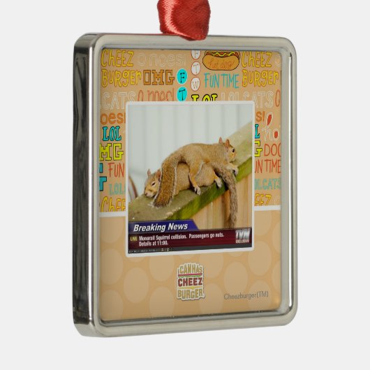 Ontbrekende berichten metalen ornament (Rechts)