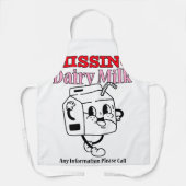 Ontbrekende melk schort (Voorkant)